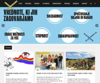 Filantropija.org(Slovenska filantropija) Screenshot