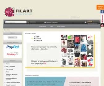 Filart.com.pl(Wool and felt) Screenshot