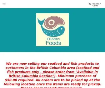 Filasianfood.com(Fil Asian Food Ltd) Screenshot