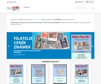 Filatelie-Cenik.cz(Ceník) Screenshot