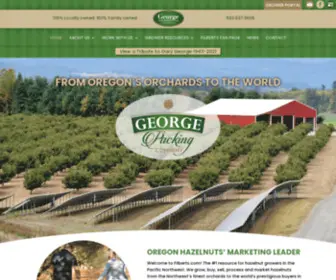 Filberts.com(George Packing Company Oregon Hazelnut Packing Company) Screenshot