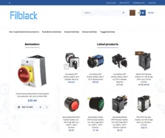 Filblack.com(Retail of electronic components) Screenshot