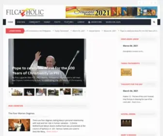 Filcatholic.org(Spreading the Word of God to the World) Screenshot