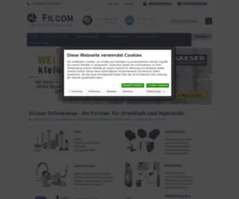 Filcom-Technik.de(FILCOM Druckluft Fachhandel) Screenshot