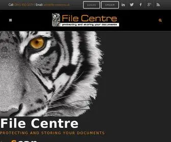 File-Centre.co.uk(Secure Document Storage) Screenshot