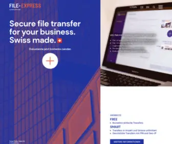 File-Express.ch(Secure File Transfer for your Business) Screenshot