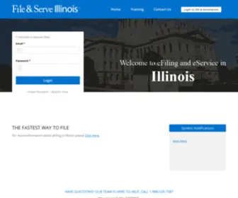 Fileandserveillinois.com(File & Serve Illinois) Screenshot