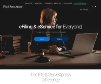 Fileandservexpress.com(File & ServeXpress) Screenshot