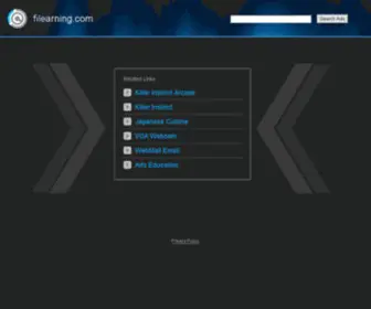 Filearning.com(File hosting) Screenshot