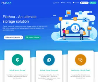 Fileaxa.com(Easy way to share your files) Screenshot