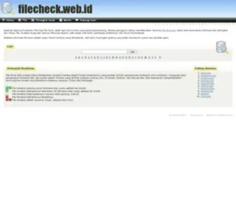 Filecheck.web.id(Filecheck) Screenshot