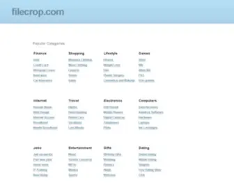 Filecrop.com(PIPCU Domain Suspension) Screenshot