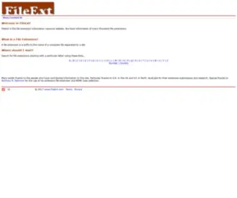 Fileext.com(The File Extension Source) Screenshot