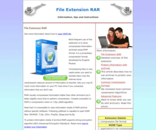 Fileextensionrar.com(Fileextensionrar) Screenshot