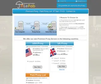 Filefab.com(Paid Proxy) Screenshot
