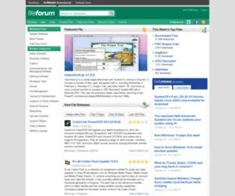 Fileforum.com(Free File Downloads and Software Reviews) Screenshot
