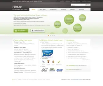 Filegee.com(FileGee Backup & Synchronization System) Screenshot
