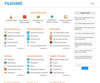 Filehare.com(Download Windows Software) Screenshot