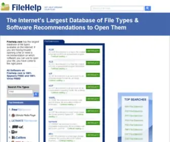 Filehelp.com(Get help opening your files) Screenshot