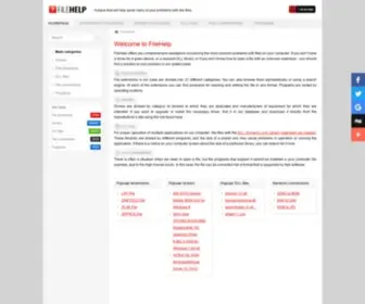 Filehelp.info(Database of drivers) Screenshot