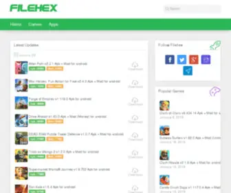 Filehex.com(filehex) Screenshot