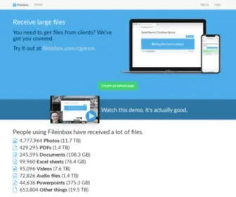 Fileinbox.com(Fileinbox) Screenshot
