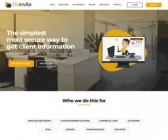 Fileinvite.com(FileInvite's document collection software) Screenshot