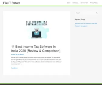 Fileitreturn.in(File IT Return) Screenshot