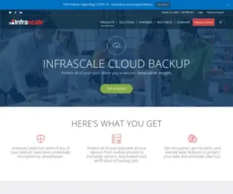 Filelocker.com(Endpoint Backup: Infrascale Cloud Backup) Screenshot