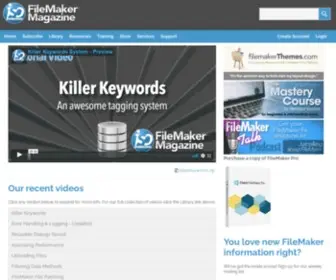 Filemakermagazine.com(FileMaker Pro Video Tutorials) Screenshot