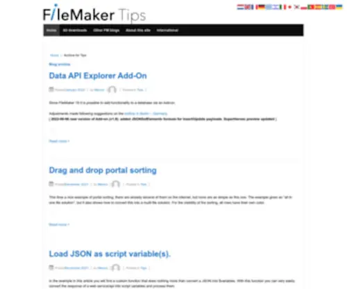 Filemakertips.nl(Tips) Screenshot