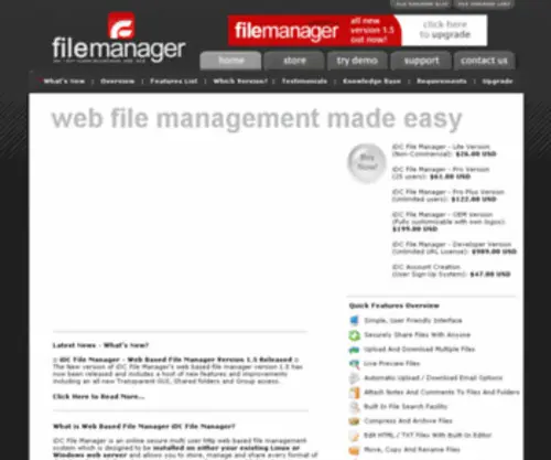 Filemanager.net(Filemanager) Screenshot