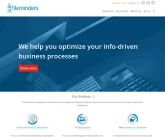 Fileminders.com.cy(File Storage) Screenshot