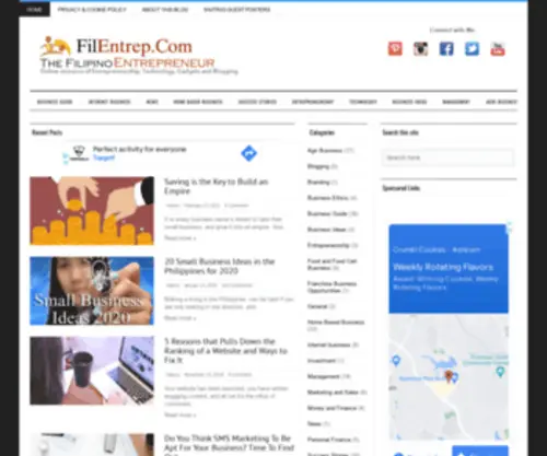 Filentrep.com(The Filipino Entrepreneur) Screenshot