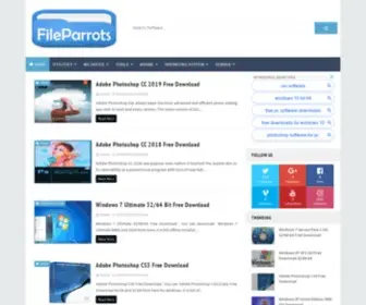 Fileparrots.com(Single Click Free Software Download) Screenshot
