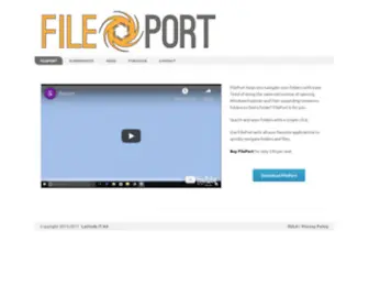 Fileport.co.uk(Fileport is for you.search and open folders with a simple click.use fileport with all) Screenshot