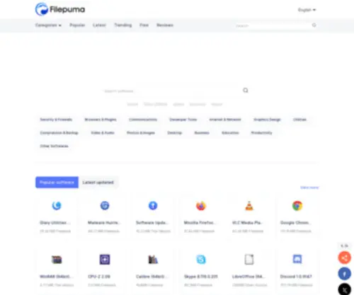 Filepuma.com(Free Software Downloads and Reviews) Screenshot