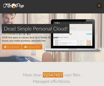 Filepup.net(Dead Simple Personal Cloud) Screenshot