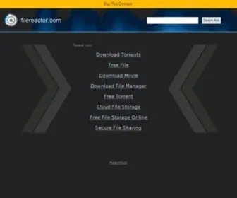 Filereactor.com(Easy way to save your files) Screenshot
