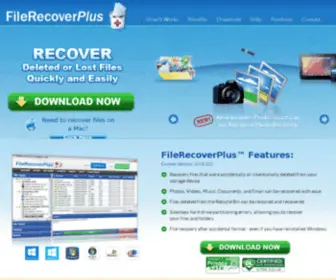 Filerecoverplus.com(Filerecoverplus) Screenshot