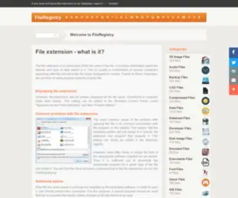 Fileregistry.org(We will help you) Screenshot