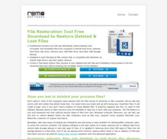 FilereStore.net(File Restore Program to Recover Lost or Deleted Files on Windows and Mac PCs) Screenshot