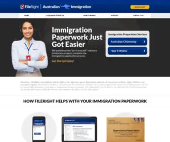 Filerightaustralia.com(Prepare your Australian Citizenship) Screenshot