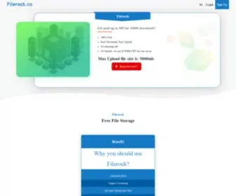 Filerock.co(filerock) Screenshot