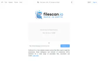 Filescan.io(Next-Gen Malware Analysis Platform) Screenshot