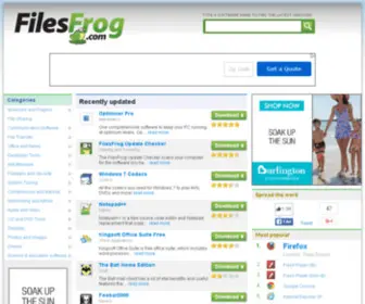 Filesfrog.com(Software and Driver Updates) Screenshot