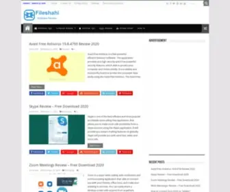 Fileshahi.com(Software Download & Review) Screenshot