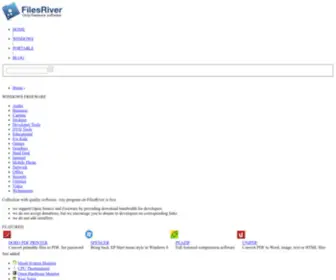 Filesriver.com(Only Freeware Software Downloads) Screenshot