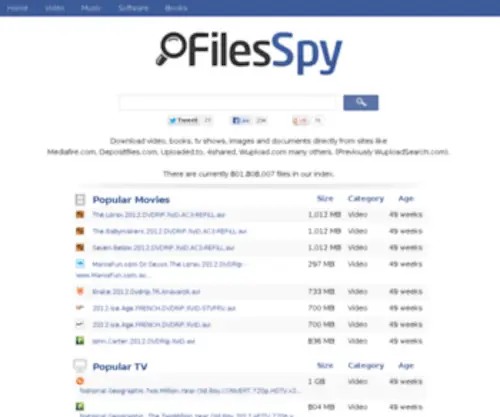 Filesspy.com(Filesspy) Screenshot