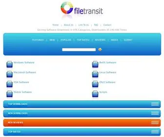Filetransit.com(Software Downloads) Screenshot